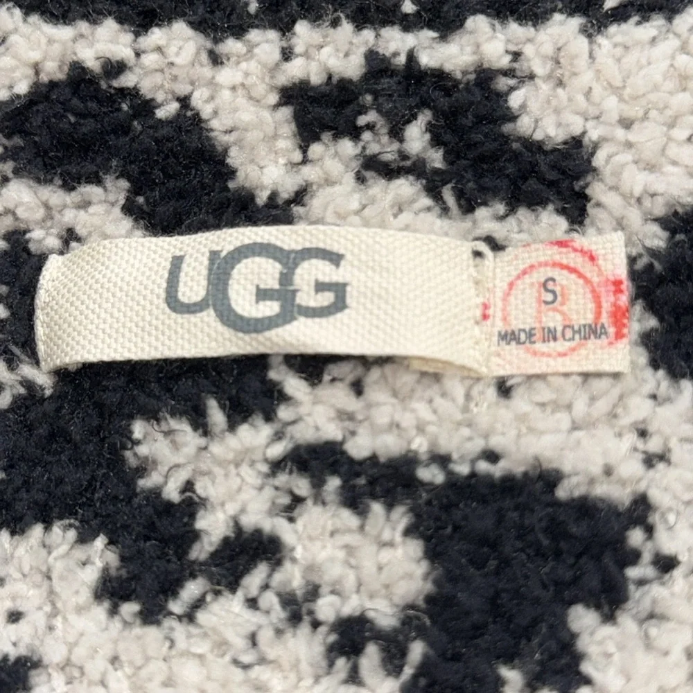 UGG PHOEBE FLUFFY SWEATER WRAP CARDIGAN